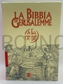 Bible de Jérusalem, édition en italien, rouge, comporte de nombreuses notes de bas de page, pour les retours, les prières, la conversation avec Dieu, couverture rigide.jpg