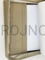 Hülle, Etui, für die Jerusalem-Bibel, beige Farbe, Öko-Leder, mit Reißverschluss verschlossen, mit Goldprägung, Radiergummi für einen Stift, Tasche für Notizen, verschiedene Farben, direkt vom Hersteller.jpg