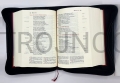 custodia, Bibbia di Gerusalemme, edizione italiana, Telata Rossa, studio, copertina rigida, custodia, confezione protettiva, nero, pelle, simipelle, cerniera, elegante, copribibbia.jpg