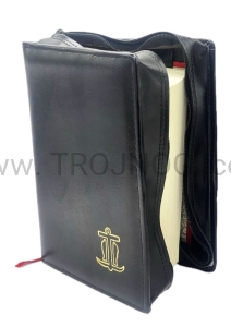 Okładka na włoską Biblię Jerozolimska, studio, etui, futerał, czarna