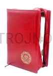 Okładka na włoską Biblię Jerozolimska, studio, etui, futerał, czerwona