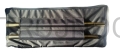 protective packaging for a cross, for a standing cross, a cross for a hall, a church, a processional cross, a case, a protective cover, for transport, for storage, adjustable Velcro fastening inside, two tubes separately, gold cross.jpg