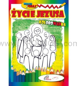 Kolorowanka "Życie Jezusa", z zabawami