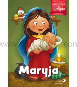 Kolorowanka biblijna "Maryja"