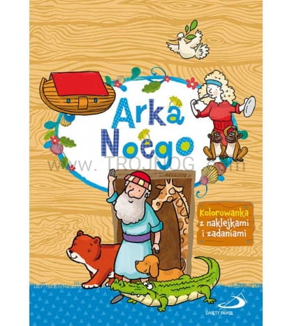 kolorowanka arka noego, dla dzieci, wnuków, na święta, wiara, naklejki, kolorowanka, historia zbawienia, postacie biblijne.jpg
