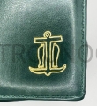okladka na nowa, mala, Biblia, Jerozolimska, nowy format, zielona, z pozlacanym tloczeniem, butelkowa zieleń, z zamkiem, etui, futerał, opakowanie ochronne, symbol chrzescianstwa, zlote rybki.jpg