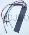 bookmark for a book, Bible, with 5 ribbons, eco-leather, with embossing, various colors, direct manufacturer, large bookmark, long ribbons, can be shortened, for easier returning