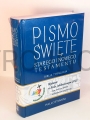 Pismo Święte na Rok Jubileuszowy 2025, Biblia Tysiąclecia, Tysiąclatka Jubileuszowa, paginatory, dwa kolory.jpg