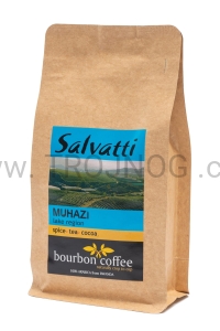 Kawa ziarnista Muhazi, kakao, czarna herbata, słodko-gorzka, 250g, 100% arabica