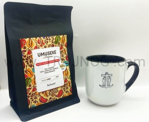 Łagodna kawa Usumeke z kubkiem, na prezent, podarunek, zestaw, kubek kawowy z ikona