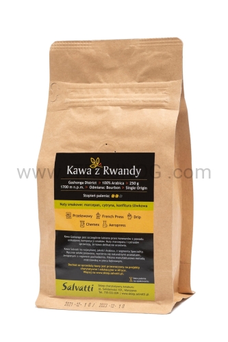 ziarna kawy, kawa z rwandy, region Gasgibga, kawa złożona w smaku, słodki smak marcepanu, nuta dzikiej róży, cytryny, śliwkowej konfitury, aromat 100% arabica, burbon, palona manufakturowo, specjality segment, recznie selekcjonowana.jpg