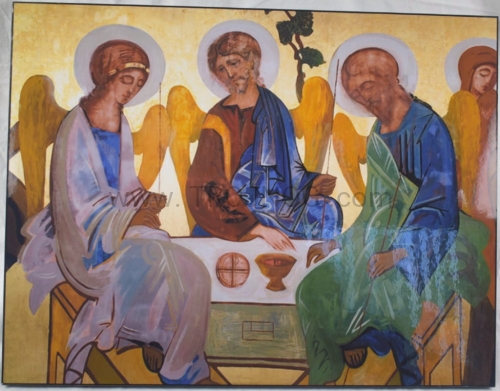 Ikona Trojca, Nowej Ewangelizacji, Nowa stylistyka.JPG