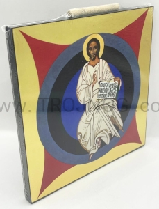 Ikonka Pantokrator 15 x 15cm, pozłacana, Kiko