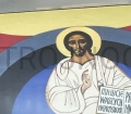 icône, Christ Pantocrator, doré, feuille d'or, sur panneau, haute qualité, couronne mystérieuse, mystères du salut, aimez vos ennemis, message d'amour, nouveau commandement.jpg