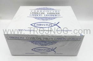 Węgielki trybularzowe, 33mm, ok 1h palenia, karton 100szt