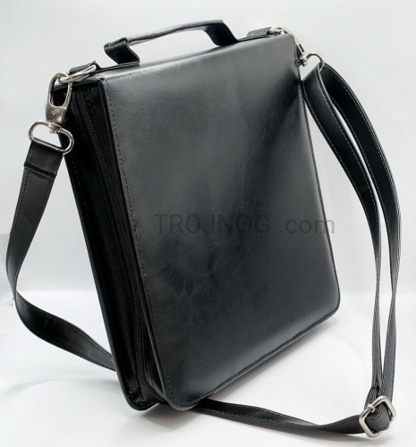 opakowanie na spiewnik, etui, opakowanie ochronne, czarne, eko skora, z raczka, z paskiem, do noszenia, śpiewnik resusito, wspolnota neo, rozne rodzaje, producent.jpg