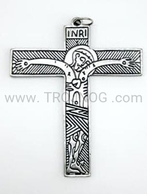krzyż rodzinny, na rozesłanie, niklowany, nowa ewangelizacja, język angielski, rozesłanie, misja.jpg