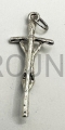 croce papale, croce d'argento, per il collo, argento 925, lunghezza 3 cm, croce papale per il collo.jpg