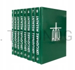 Lekcjonarze mszalne, duże litery, A4, tomy 1-5, nowe wydanie, twarda oprawa, czytania roku liturgicznego