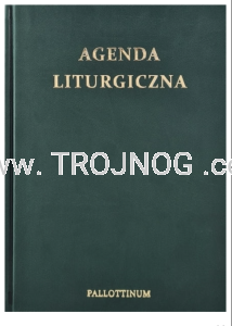 Agenda liturgiczna B5, twarda oprawa, zawiera modlitwy z nutami