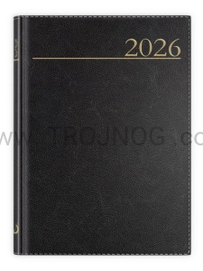 Terminarz 2026 B6 twarda okładka czarny, patron dnia, czytania, katolicki, kalendarz, kazdy dzien osobno