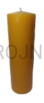 Świeca z wosku 25 cm żółta, nie kopcąca, na ołtarz, woskowa, naturalna