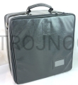 Tasche für Utensilien, für Kelch, Patene, Wein, Korporale, Purifikatorium, Verpackung, Öko-Leder, liturgische Ausrüstung, mit Schulterriemen, mit Henkel, rotes Innenfutter, Samt-Innenfutter, elegant, für das Ostiarius, Gemeinschaft
