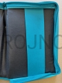 Cubierta turquesa con icono cosido, Cristo Pantocrátor, el Salvador, para una Biblia de Jerusalén grande, con candado, estuche, embalaje protector, con decoloración, más barato, promoción, ganga, del fabricante
