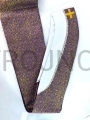 priestly stole, purple, for penitential liturgies, for confession, for Advent, for Lent, purple stole, single-colored, all gilded, embroidered with the Jerusalem Cross, with a white collar