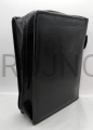 Jerusalem Bible cover, brown, with gold-plated embossing, with an eraser for a pen, with a pocket for notes, for notes, bookmarks, with a lock, a case, a protective packaging, for transporting and storing the Bible, for protection