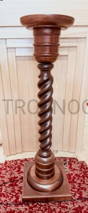 Podstawa pod paschał, drewniana, średnica 8cm, do kościoła