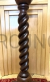 Osterkerzenständer, 10 cm Durchmesser, für Halle, Kirche, aus Holz, mit verschraubter Mitte, dreiteilig gefaltet, Höhe 106 cm, Halterung für eine Osterkerze, stabiler Sockel, dreiteilig, Massivholz, für Osterkerzen