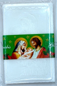 Opłatki niskoglutenowe małe 5 sztuk, na Wigilie, różne obrazki