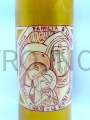 candela, con un'icona, icona scritta a mano, realizzata a mano, icona scritta, candela d'altare, per la preghiera, dal nostro laboratorio, Sacra Famiglia di Nazareth, su sfondo dorato, per un regalo elegante