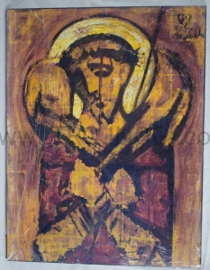 Ikona Dobry Pasterz 3 40x30, Sługa Jahwe, pasyjna