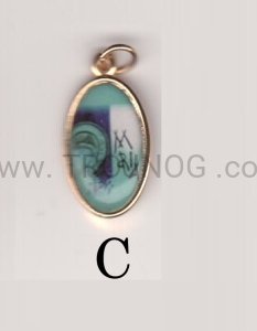 Medalik ozdobny z ikoną Madonna del Silenzio