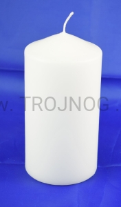 Świeca biała 8 x 15 cm na ołtarz, na stół, laudesy