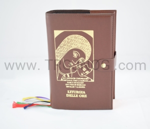 Okładka na brewiarz Madonna Drogi, skóra eco, maryja