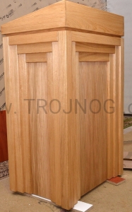 Pulpit - ambona - drewniany stały, duży.